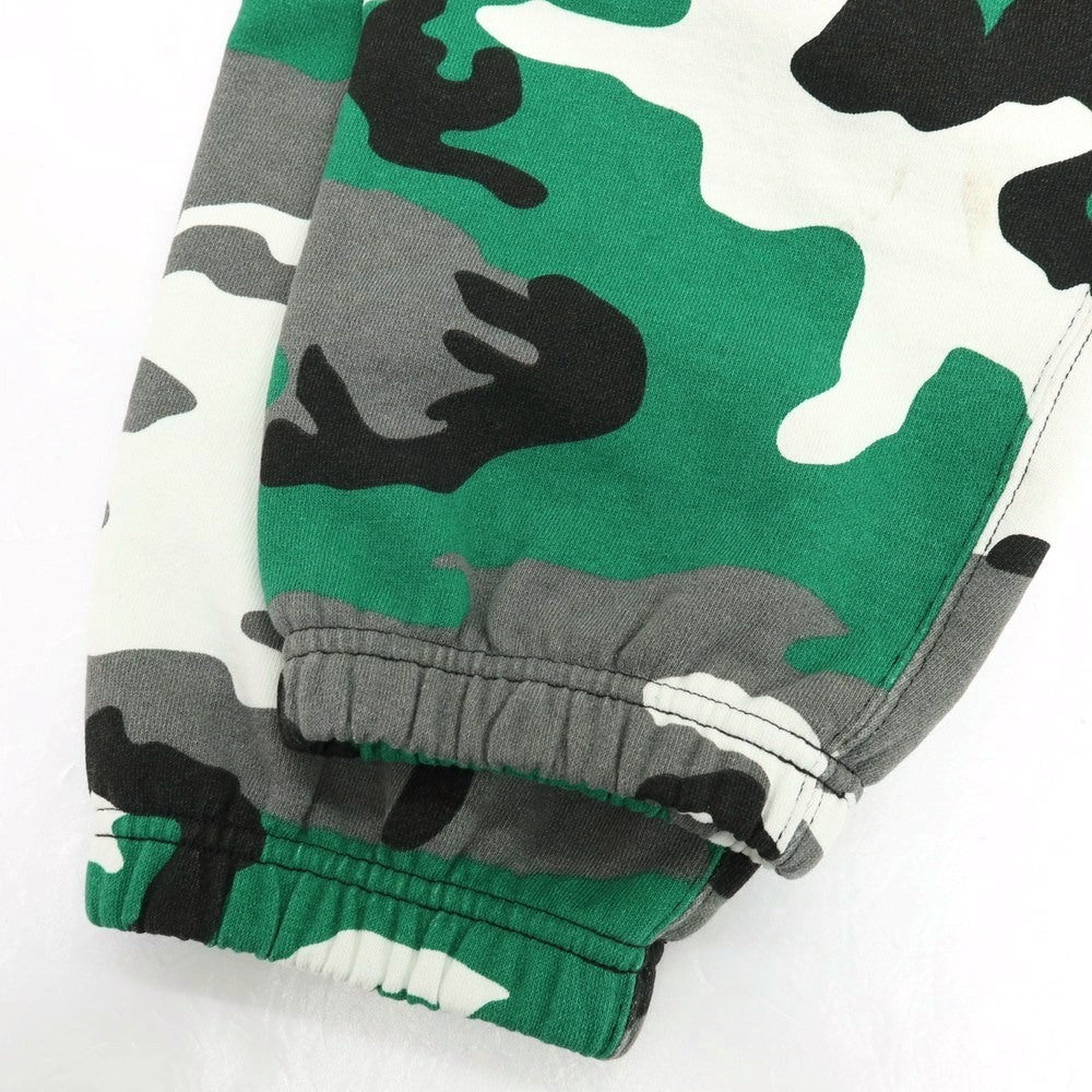 【中古】シュプリーム Supreme 2025年秋冬 Small Box Sweatpant カモフラ スウェットパンツ グリーンxグレー【サイズS】【 状態ランクB 】【 メンズ 】[BPD]
