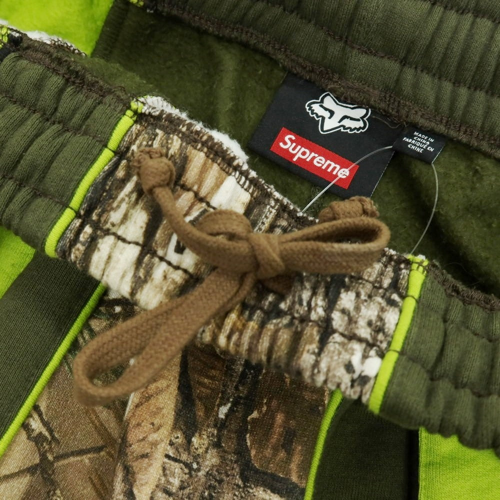 【中古】シュプリーム Supreme x Fox Racing 2025年秋冬 Sweatpant リアルツリーカモ スウェットパンツ ブラウンxオリーブ【 S 】【 状態ランクB 】【 メンズ 】