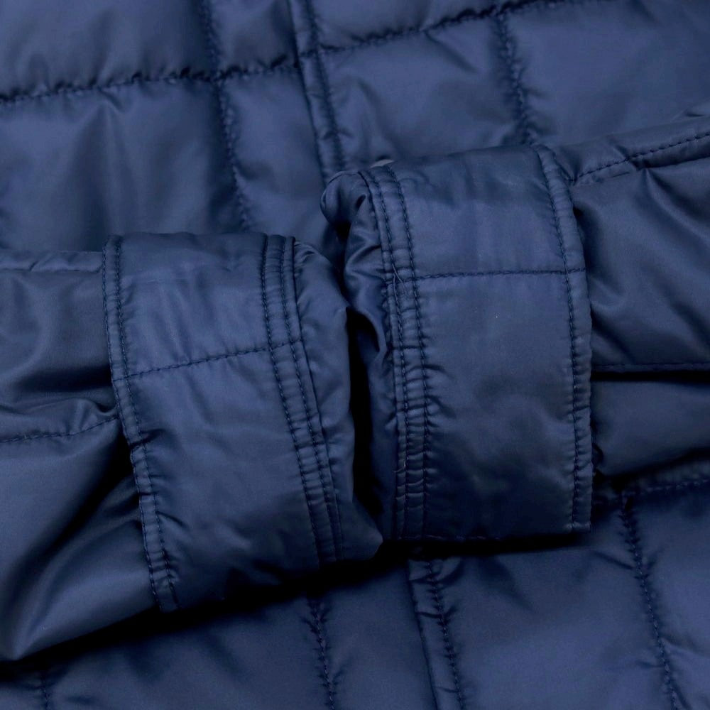 【中古】ブリッラ ペル イル グスト Brilla per il gusto ポリエステル スクエア キルティング 中綿ブルゾン ライトネイビー【 S 】【 状態ランクB 】【 メンズ 】