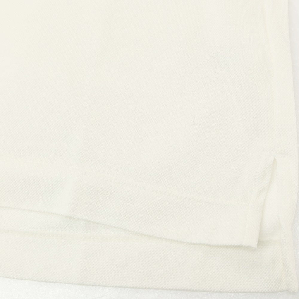 【中古】トゥモローランド TOMORROWLAND 鹿の子 コットン ボタンダウン 半袖ポロシャツ ホワイト【サイズM】【 状態ランクB 】【 メンズ 】