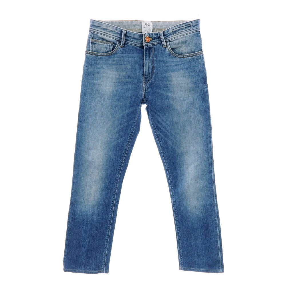 【中古】ピーティーゼロチンクエ PT05 SWING ストレッチ コットン デニムパンツ ジーンズ ライトブルー【 サイズ29 】【 状態ランクB 】【 メンズ 】 [APD]