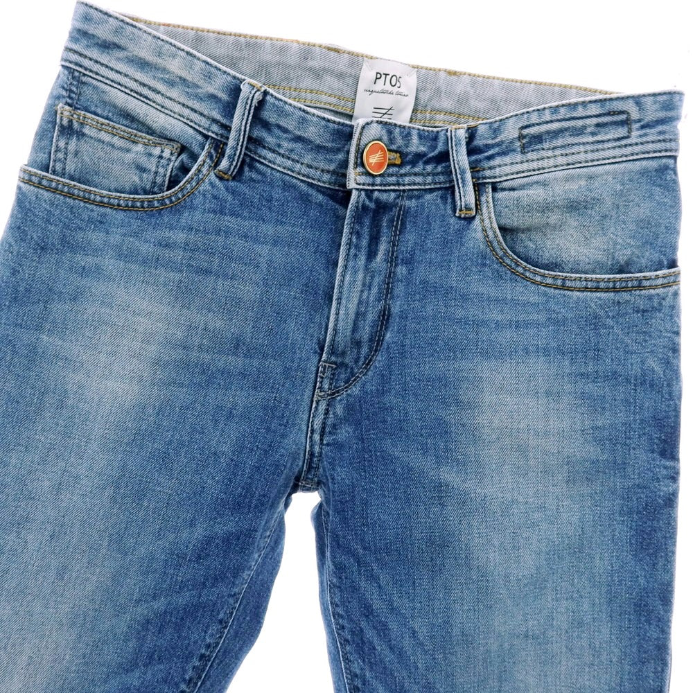【中古】ピーティーゼロチンクエ PT05 SWING ストレッチ コットン デニムパンツ ジーンズ ライトブルー【 サイズ29 】【 状態ランクB 】【 メンズ 】 [APD]