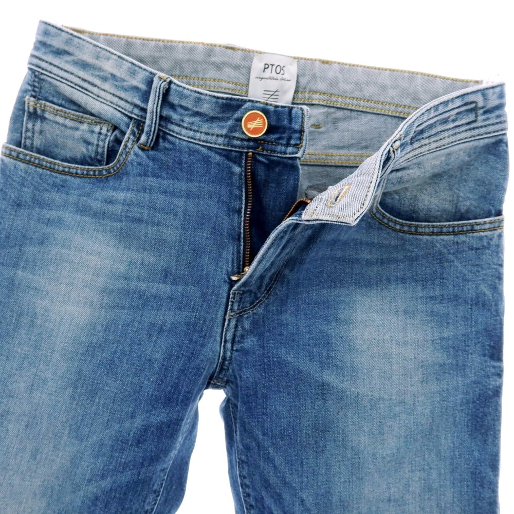 【中古】ピーティーゼロチンクエ PT05 SWING ストレッチ コットン デニムパンツ ジーンズ ライトブルー【 サイズ29 】【 状態ランクB 】【 メンズ 】 [APD]