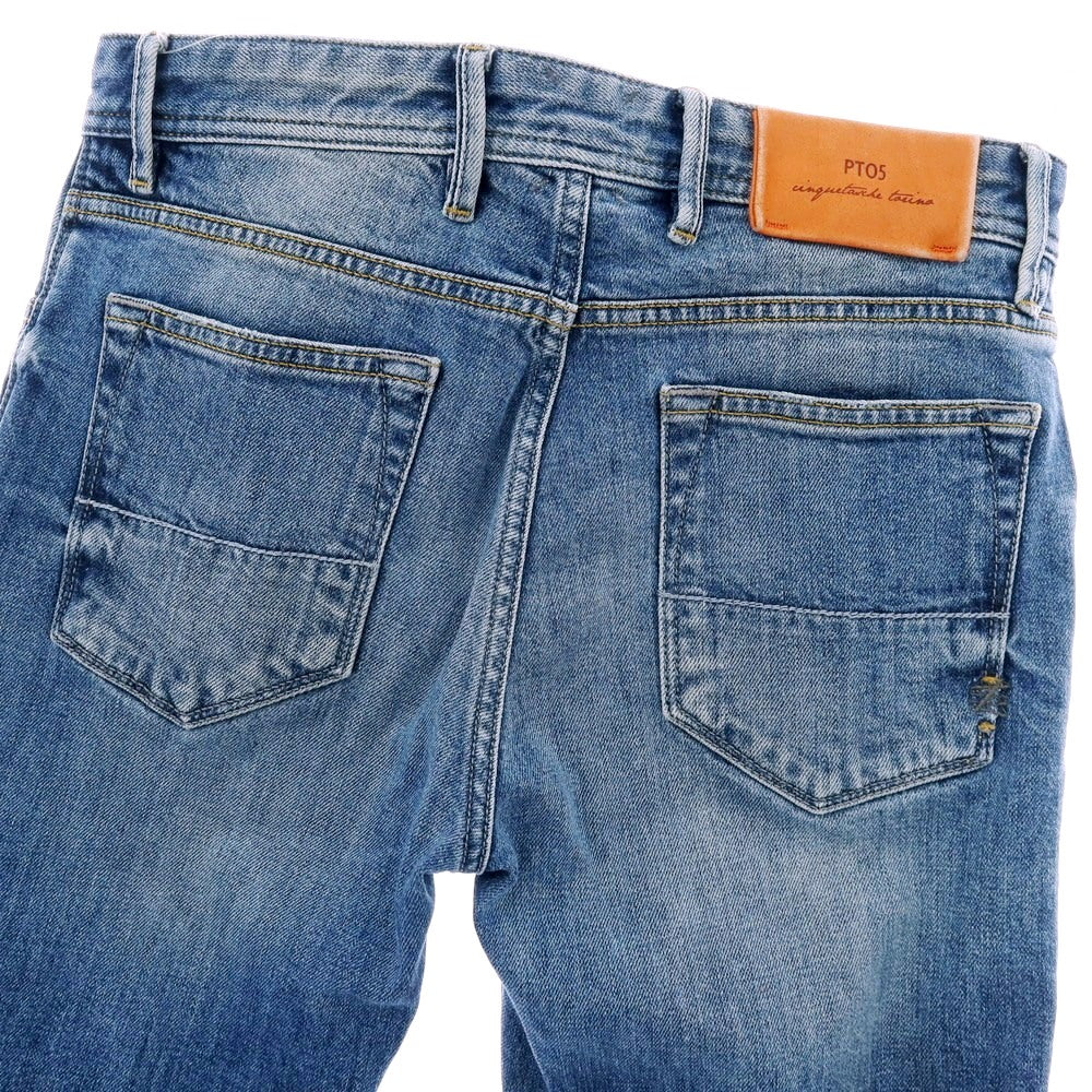 【中古】ピーティーゼロチンクエ PT05 SWING ストレッチ コットン デニムパンツ ジーンズ ライトブルー【 サイズ29 】【 状態ランクB 】【 メンズ 】 [APD]