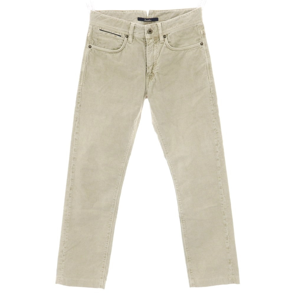 【中古】インコテックス INCOTEX ストレッチ コットン 細畝 コーデュロイパンツ ベージュ【 29 】【 状態ランクC 】【 メンズ 】