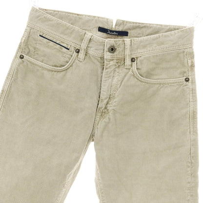 【中古】インコテックス INCOTEX ストレッチ コットン 細畝 コーデュロイパンツ ベージュ【 29 】【 状態ランクC 】【 メンズ 】