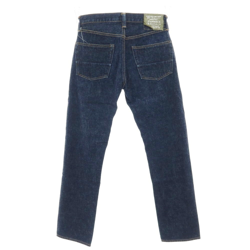 【中古】エラルチンクアンタチンクエ ERAL55 コットン デニムパンツ ジーンズ ネイビー【 サイズ29 】【 状態ランクC 】【 メンズ 】 [BPD]
