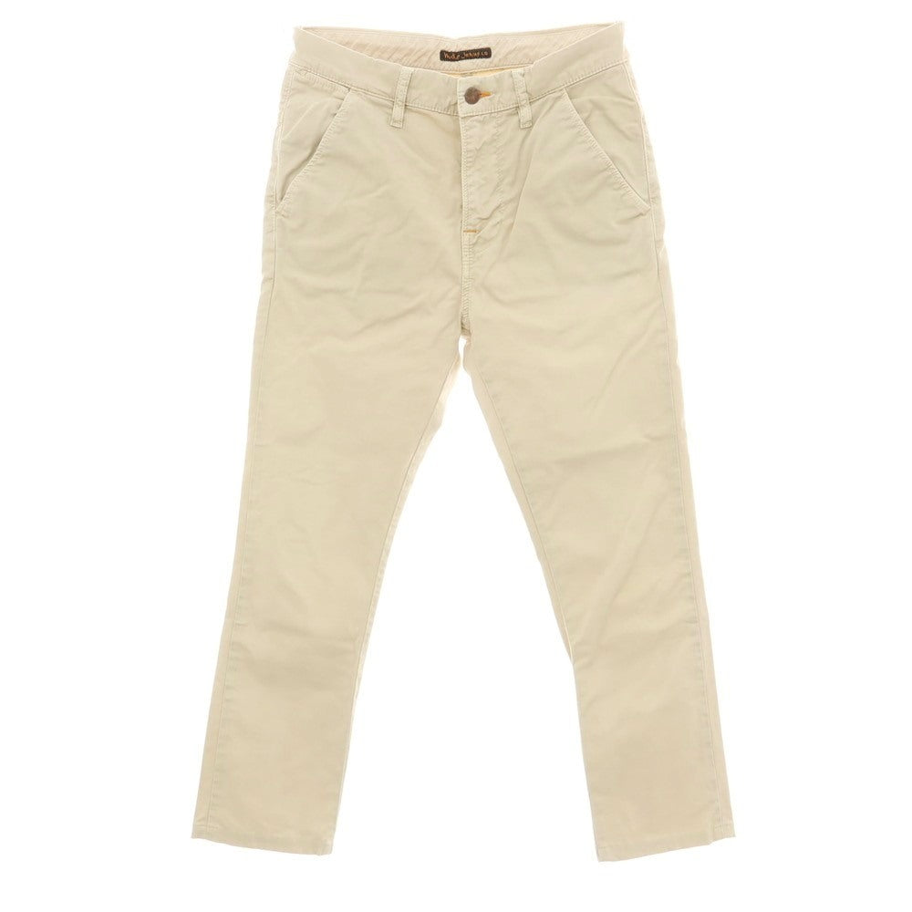 【中古】ヌーディージーンズ Nudie Jeans N686 ストレッチ コットン チノパンツ ベージュ【サイズ28】【 状態ランクC 】【 メンズ 】[BPD]