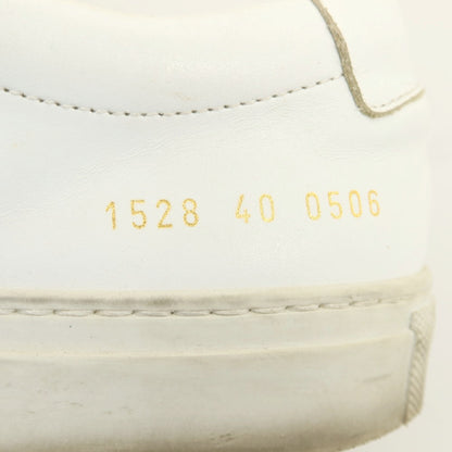 【中古】コモンプロジェクツ COMMON PROJECTS レザー スニーカー ホワイト【サイズ40】【 状態ランクC 】【 メンズ 】
