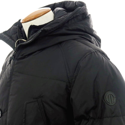 【中古】アドホック adhoc ポリエステル ダウンコート ブラック【 M 】【 状態ランクB 】【 メンズ 】