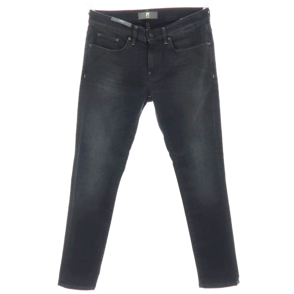 【中古】【未使用】ピーティートリノ デニム PT TORINO DENIM ROCK ストレッチ コットンモダールポリエステル デニムパンツ ブラック【 31 】【 状態ランクS 】【 メンズ 】