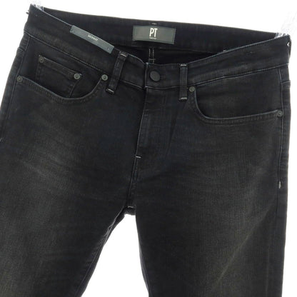 【中古】【未使用】ピーティートリノ デニム PT TORINO DENIM ROCK ストレッチ コットンモダールポリエステル デニムパンツ ブラック【 31 】【 状態ランクS 】【 メンズ 】