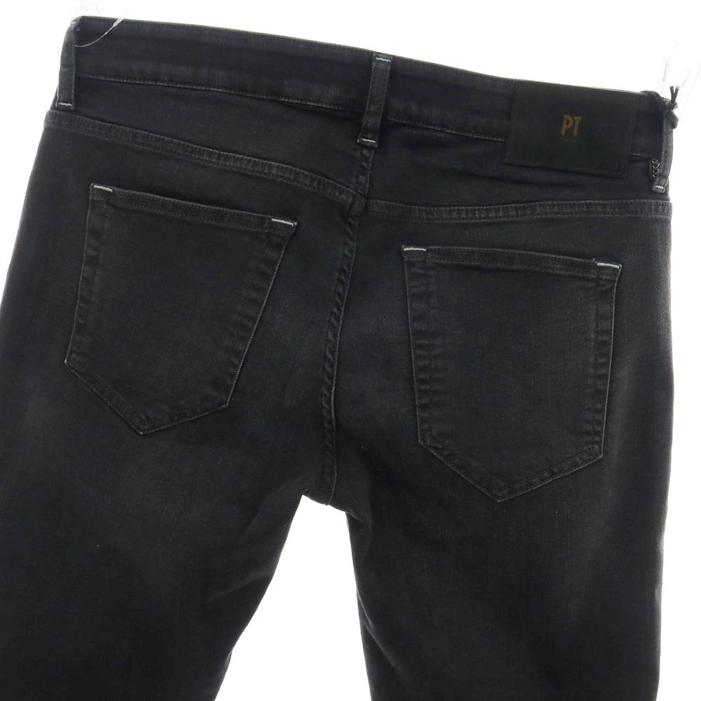 【中古】【未使用】ピーティートリノ デニム PT TORINO DENIM ROCK ストレッチ コットンモダールポリエステル デニムパンツ ブラック【 31 】【 状態ランクS 】【 メンズ 】