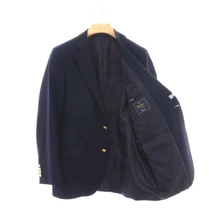 【中古】ブルックスブラザーズ Brooks Brothers ウール 2B テーラードジャケット ネイビー【 39 】【 状態ランクC 】【 メンズ 】