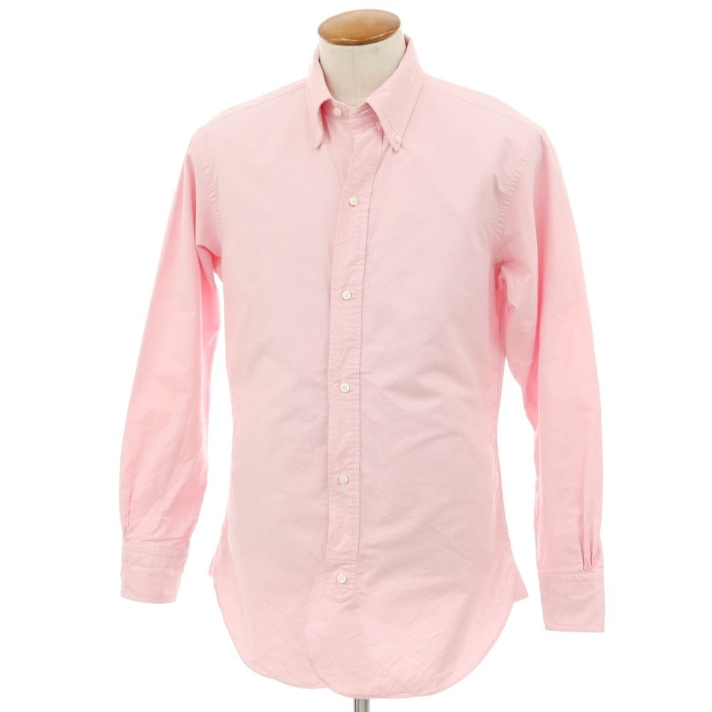 【中古】ブルックスブラザーズ Brooks Brothers オックスフォードコットン ボタンダウンシャツ ピンク【 M 】【 状態ランクB 】【 メンズ 】