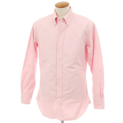 【中古】ブルックスブラザーズ Brooks Brothers オックスフォードコットン ボタンダウンシャツ ピンク【 M 】【 状態ランクB 】【 メンズ 】