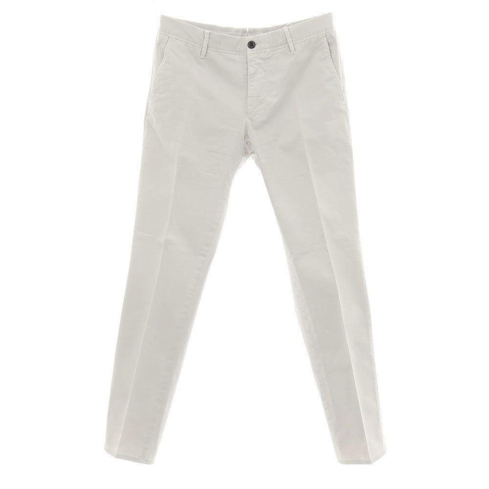 【中古】インコテックス スラックス INCOTEX SLACKS ストレッチ コットン カジュアルスラックスパンツ ライトグレー【サイズ32】【 状態ランクC 】【 メンズ 】