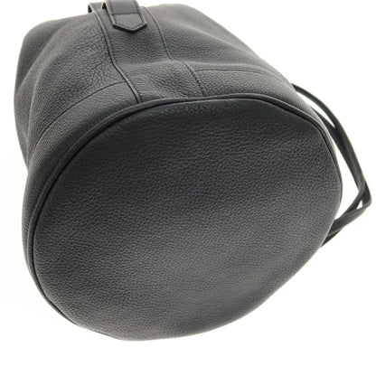 【中古】シセイ Cisei 干場別注 1281 レザー プールバッグ ブラック【 状態ランクB 】【 メンズ 】