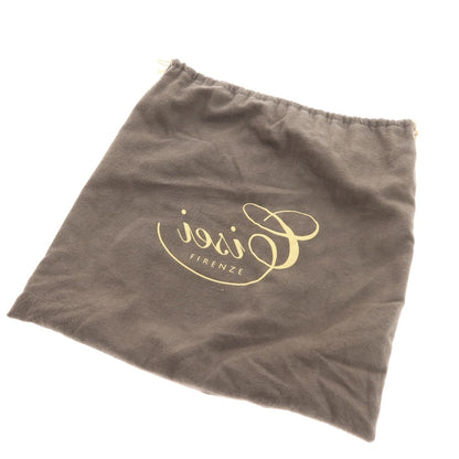 【中古】シセイ Cisei 干場別注 1281 レザー プールバッグ ブラック【 状態ランクB 】【 メンズ 】