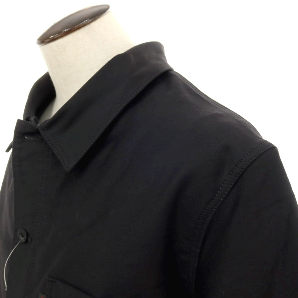 【中古】ル ラブルール LABOUREUR コットン カバーオール ブラック【サイズ4】【 状態ランクB 】【 メンズ 】