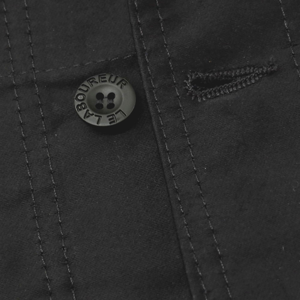 【中古】ル ラブルール LABOUREUR コットン カバーオール ブラック【サイズ4】【 状態ランクB 】【 メンズ 】