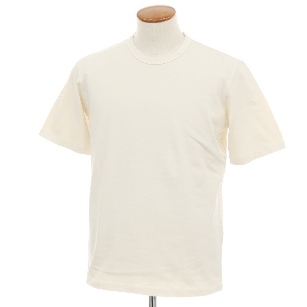 【中古】【未使用】テラ ジェノバ TELA GENOVA コットン クルーネック 半袖Ｔシャツ アイボリー【 M 】【 状態ランクS 】【 メンズ 】[APD]