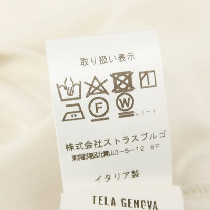 【中古】【未使用】テラ ジェノバ TELA GENOVA コットン クルーネック 半袖Ｔシャツ アイボリー【 M 】【 状態ランクS 】【 メンズ 】[APD]