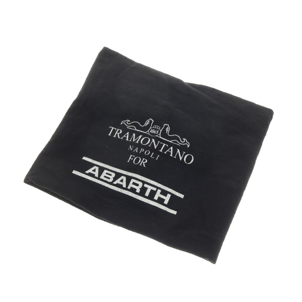 【中古】トラモンターノ TRAMONTANO × ABARTH レザー ボストンバッグ ブラウン【 状態ランクB 】【 メンズ 】
