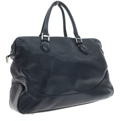 【中古】ペッレモルビダ PELLE MORBIDA MB076 レザー ブリーフケース ネイビー【 状態ランクC 】【 メンズ 】