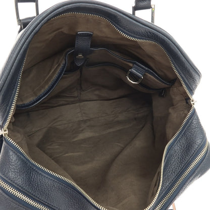 【中古】ペッレモルビダ PELLE MORBIDA MB076 レザー ブリーフケース ネイビー【 状態ランクC 】【 メンズ 】