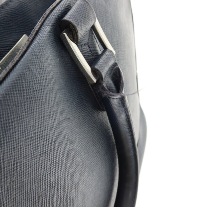 【中古】ペッレモルビダ PELLE MORBIDA CA006 レザー ブリーフケース ネイビー【 状態ランクC 】【 メンズ 】