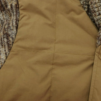 【中古】トゥモローランド TOMORROWLAND ナイロン ニット ショールカラー ダウンジャケット ブラウン【 S 】【 状態ランクC 】【 メンズ 】