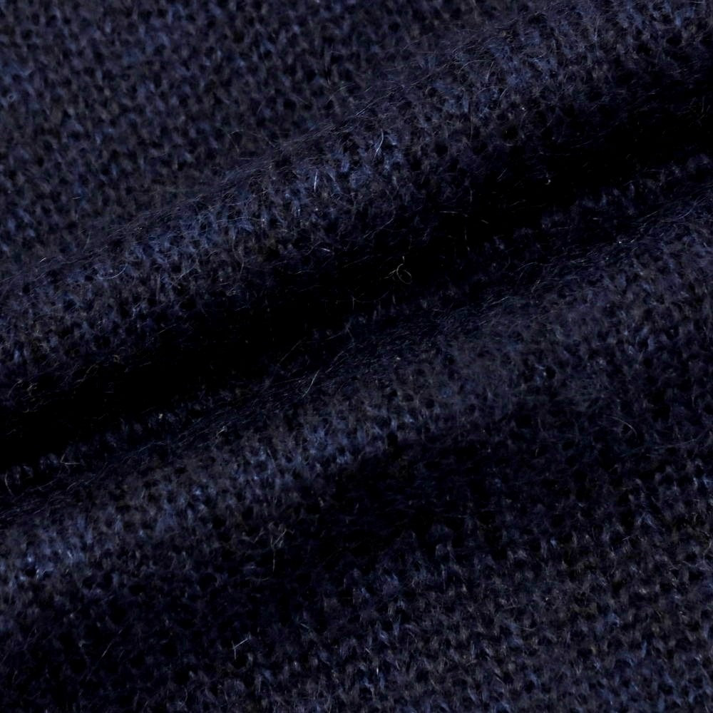 【中古】トゥモローランド TOMORROWLAND モヘヤナイロンウール クルーネック プルオーバーニット ネイビー【 M 】【 状態ランクB 】【 メンズ 】