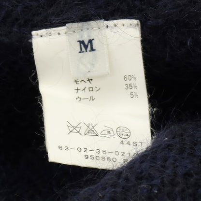 【中古】トゥモローランド TOMORROWLAND モヘヤナイロンウール クルーネック プルオーバーニット ネイビー【 M 】【 状態ランクB 】【 メンズ 】