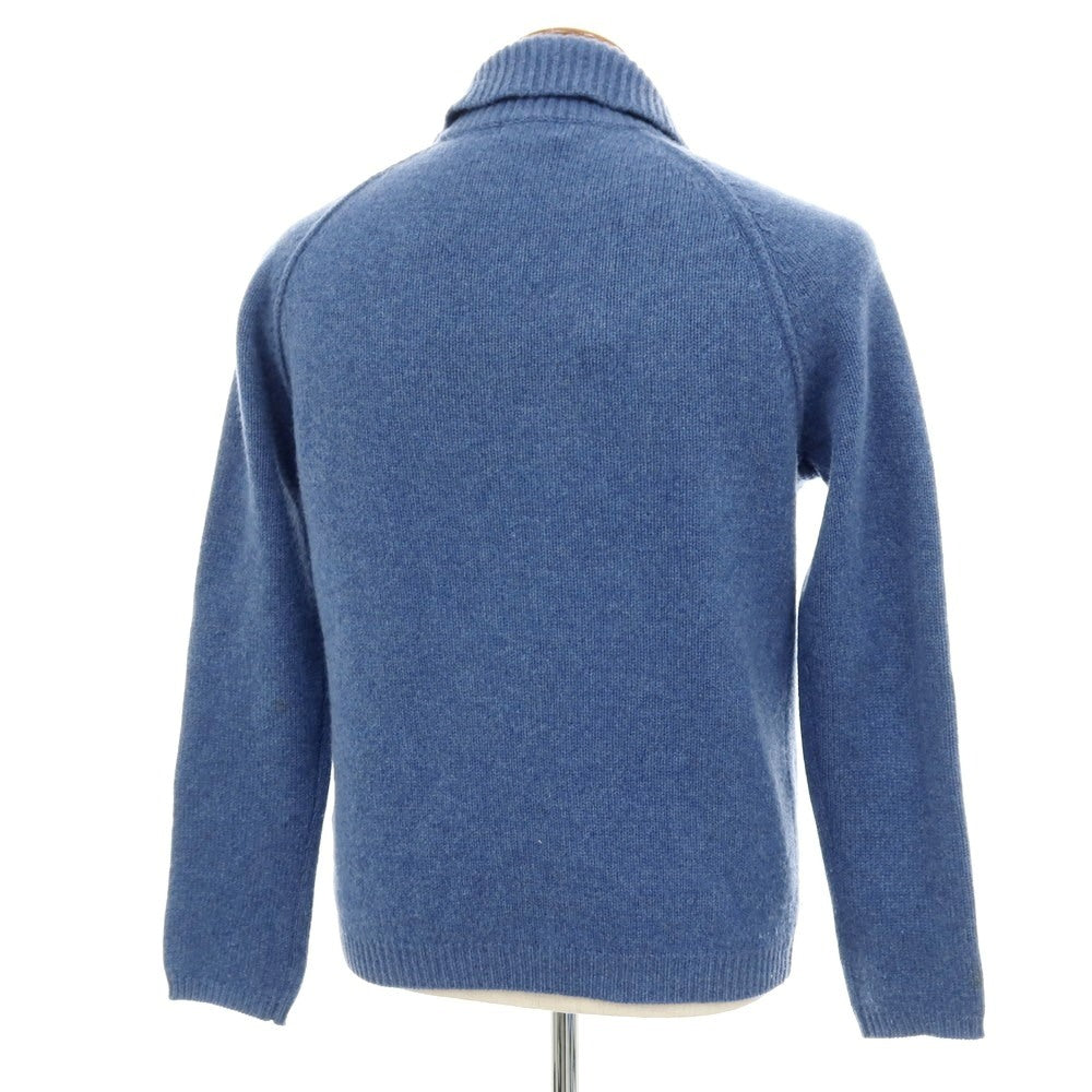 【中古】エリオポール heliopole ウールカシミヤ ショールカラー カーディガン ブルー【 2 】【 状態ランクC 】【 メンズ 】