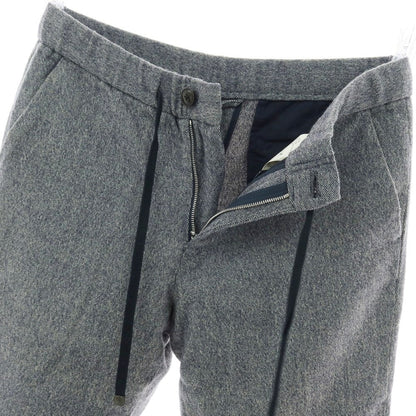 【中古】トゥモローランド TOMORROWLAND ストレッチ ウールナイロン イージーパンツ ネイビーxホワイト【 M 】【 状態ランクC 】【 メンズ 】