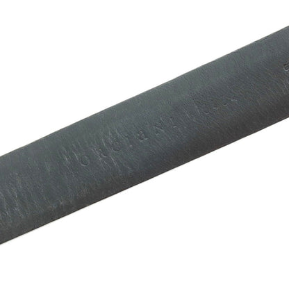 【中古】オルチアーニ ORCIANI スエード レザー ベルト グレイッシュネイビーxシルバー【 85 】【 状態ランクC 】【 メンズ 】