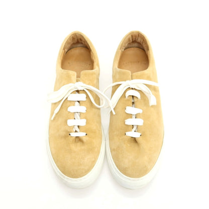 【中古】ソロヴィエール SOLOVIERE スエード スニーカー ベージュ【サイズ40】【 状態ランクB 】【 メンズ 】