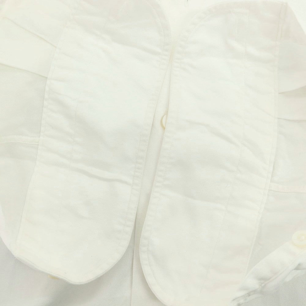【中古】リングヂャケット RING JACKET コットン ワイドカラー ドレスシャツ ホワイト【サイズ37】【 状態ランクC 】【 メンズ 】[BPD]