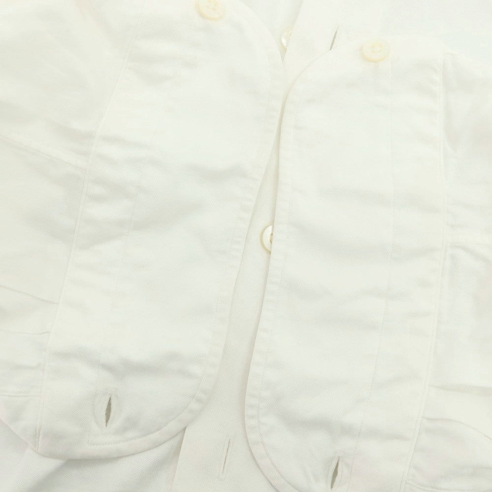 【中古】リングヂャケット RING JACKET コットン ワイドカラー ドレスシャツ ホワイト【サイズ37】【 状態ランクC 】【 メンズ 】[BPD]