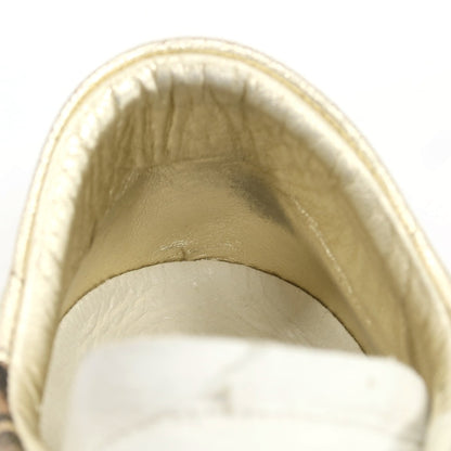 【中古】フィリップモデル PHILIPPE MODEL レオパードプリント スニーカー ベージュxブラウン【サイズ41】【 状態ランクC 】【 メンズ 】