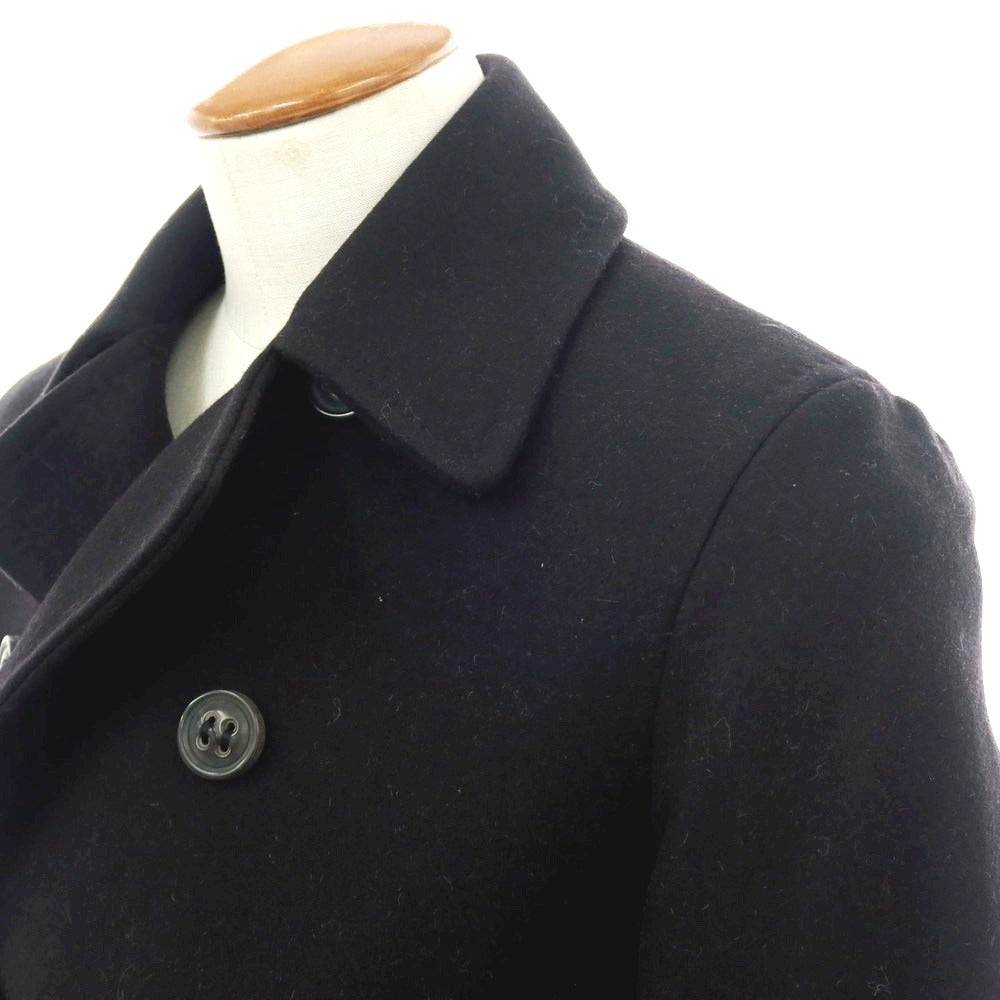 【中古】ディースクエアード DSQUARED2 ウールポリエステル ピーコート ブラック【 46 】【 状態ランクB 】【 メンズ 】