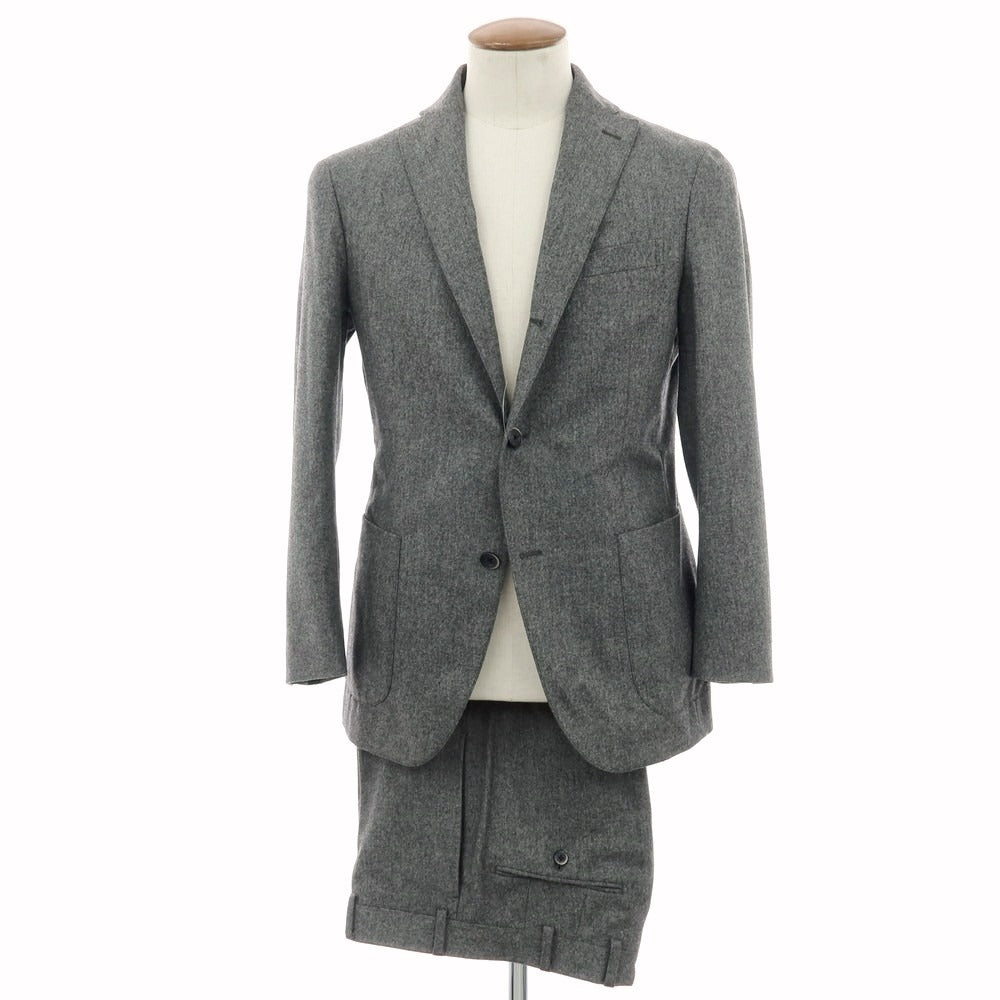 【中古】ボリオリ BOGLIOLI WIGHT ウール 3つボタンスーツ グレー【サイズ46】【 状態ランクB 】【 メンズ 】