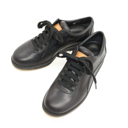 【中古】ルイ ヴィトン LOUIS VUITTON レザー スニーカー ブラック【サイズ5】【 状態ランクD 】【 メンズ 】