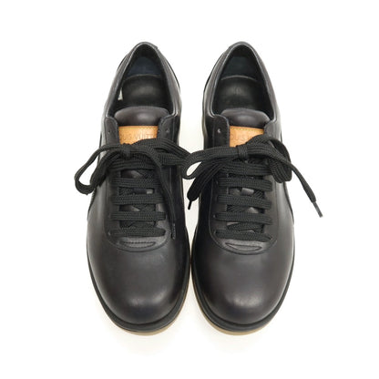 【中古】ルイ ヴィトン LOUIS VUITTON レザー スニーカー ブラック【サイズ5】【 状態ランクD 】【 メンズ 】