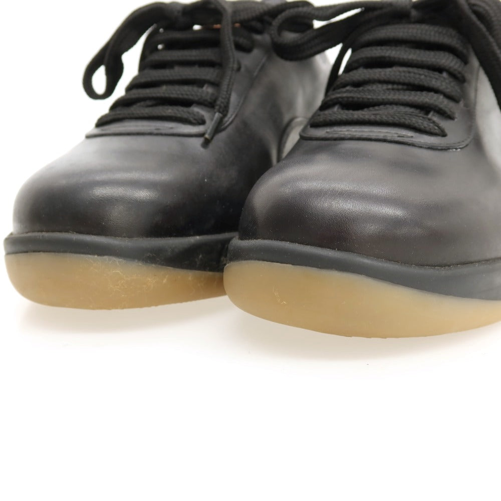 【中古】ルイ ヴィトン LOUIS VUITTON レザー スニーカー ブラック【サイズ5】【 状態ランクD 】【 メンズ 】