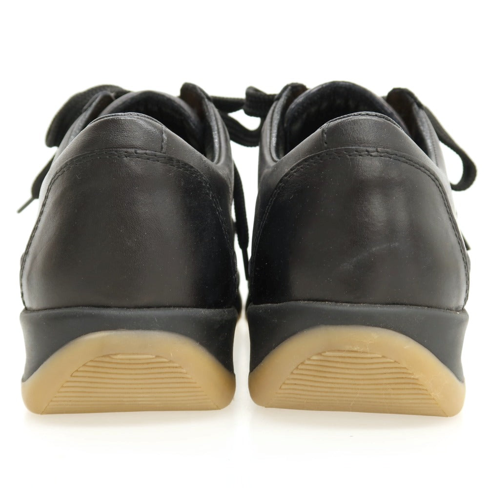 【中古】ルイ ヴィトン LOUIS VUITTON レザー スニーカー ブラック【サイズ5】【 状態ランクD 】【 メンズ 】