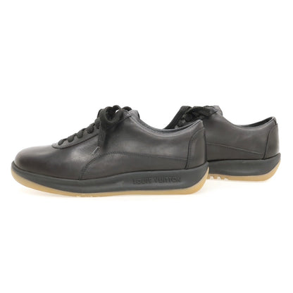 【中古】ルイ ヴィトン LOUIS VUITTON レザー スニーカー ブラック【サイズ5】【 状態ランクD 】【 メンズ 】