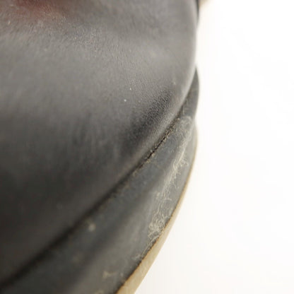 【中古】ルイ ヴィトン LOUIS VUITTON レザー スニーカー ブラック【サイズ5】【 状態ランクD 】【 メンズ 】