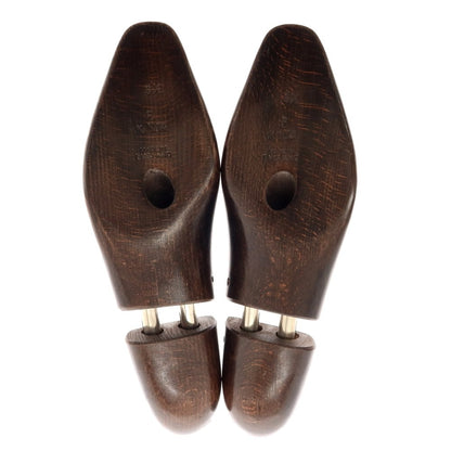 【中古】ガジアーノ＆ガーリング GAZIANO &amp; GIRLING KN-14用 木製 シューツリー シューキーパー ダークブラウンxシルバー【サイズ61/2F】【 状態ランクB 】【 メンズ 】